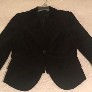The Limited Black velvet blazer